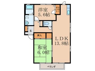 オ－ボアパティ－ルＣ棟の物件間取画像